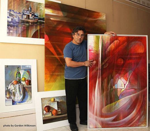 Compositions and Brushstrokes exhibition by George Scicluna